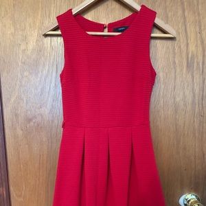 Red holiday dress perfect for Christmas time
